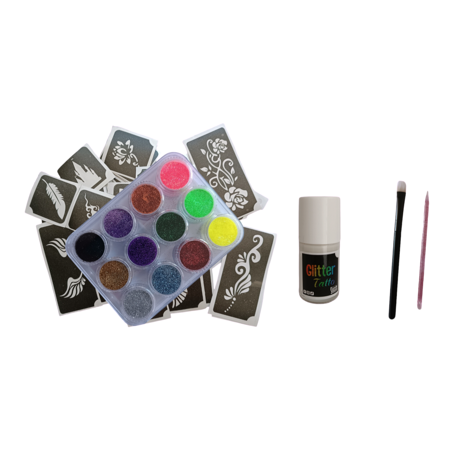 Kit básico Glitter Tatto Fantasía