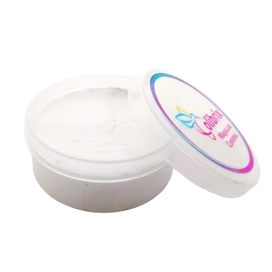 Tarro Base Crema Blanco, negro y rojo de 40g Colibrix